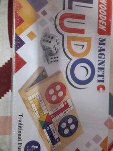 Wooden Magnetic Ludo Game