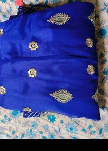 Royal Blue Embroidered Rajasthani poshak