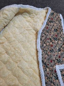Floral Quilted Vest