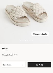 H&amp;m Sliders