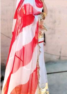 SAWAN SPACAIL..Red &amp; White rajputi poshak