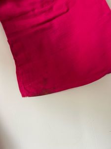 Embroidered Pink Kurta