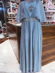 Elegant Blue One pc with belt L