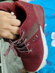 Campus Maroon Running Shoes
