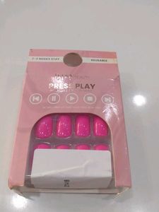 Press Play Fake Nails - Pink