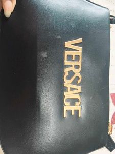 Versace Black Shoulder Bag