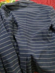 Striped Casual Blazer