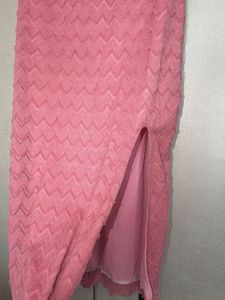 Pink Midi Slip Dress