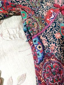Boho Print Midi Dress(Stretchable)