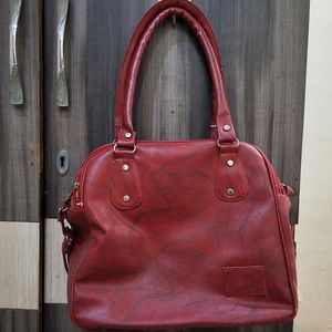 vintage style red bag