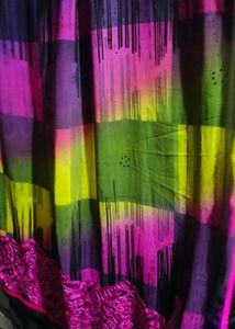 multi black color saree