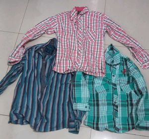Bundle of 3 Men's Long Sleeve Shirts