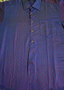 Purple Patterned Shirt