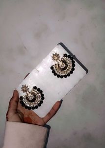 Elegant Beaded Statement Earrings
