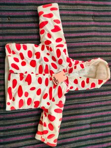 Cute Red Polka Dot Baby Jacket