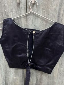 Elegant Black Embroidered Blouse