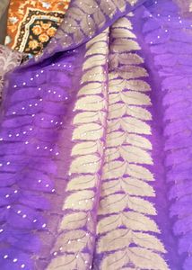 Stone Work Saree