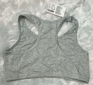 Grey Non Padded Sports Bra