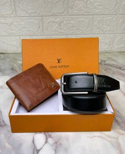 lv belt wallets set