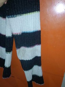 Striped Turtleneck Sweater
