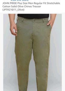 Plus size Olive Green Pants