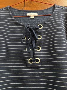 Nautica women striped sweatshirt