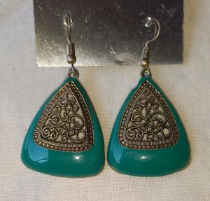 Green Earrings