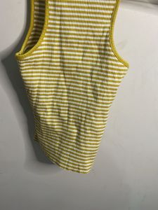 Ribbed Striped Tank Top