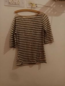Striped Sparkle Top