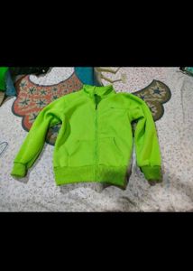 Neon Green Zip-Up Jacket