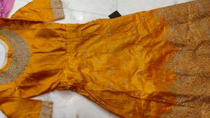 gown with dupatta