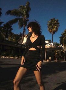 Black Wrap Dress