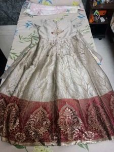 Elegant Girls' Embellished Dress