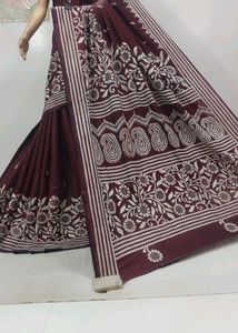 Hand Kantha Embroidery Saree
