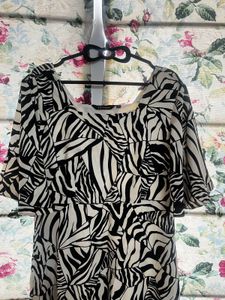 Zebra Print Dress