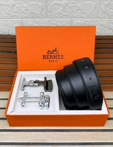 Hermes Belt  2 buckle  Set