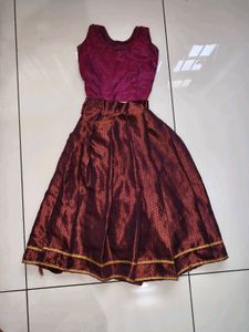 Elegant Maroon Lehenga Choli Set