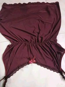 Elegant Maroon Nightgown