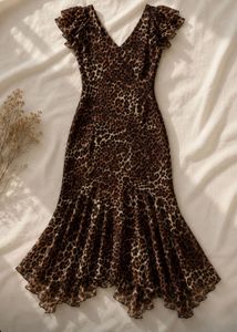 Premium Leopard Print Dress