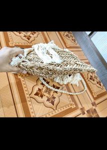 Boho Macrame Fringe Crossbody Bag