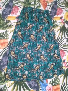 Paisley Print Boho Skirt
