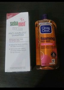 Sebamed Shampoo & Clean & Clear Face Wash