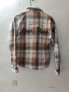 Brown Check Shirt For Men