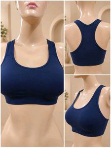 Comfortable Blue Sports Bra