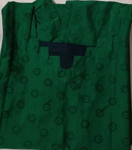 Green Printed Kurta with black legging