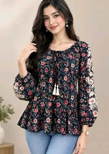 🥀 Embroidered Classy Top
