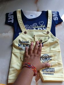 Cute Girl's Dress with Bib Design