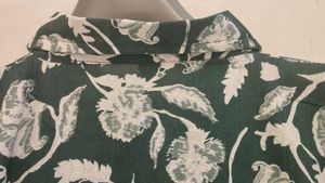 Green Floral Print Co Ord Set