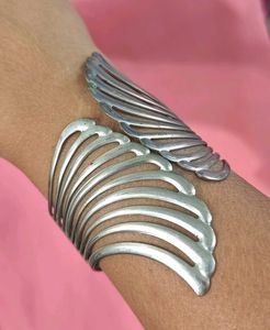 Silver-Tone Cuff Bracelet 🩶