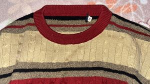 Striped Knit Sweater